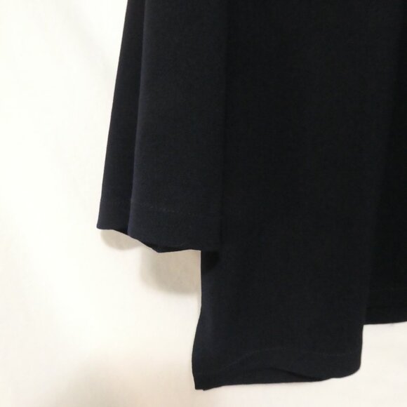 Unbranded | 22 inch pit to pit measured | Black Button-Up Front Textured Blazer - Picture 12 of 14